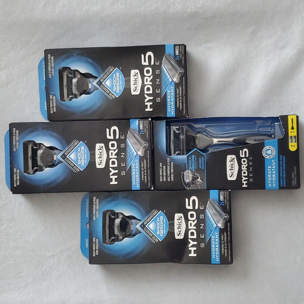 4 Pack Schick Hydro 5 Sense Hydrate Razor - Picture 4 of 4